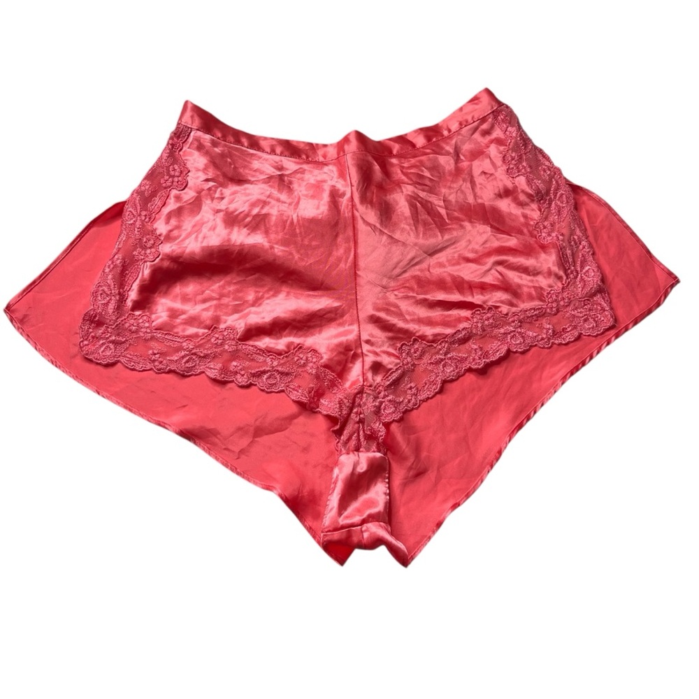 Victoria's Secret Coral Satin French Style Lingerie Shorts